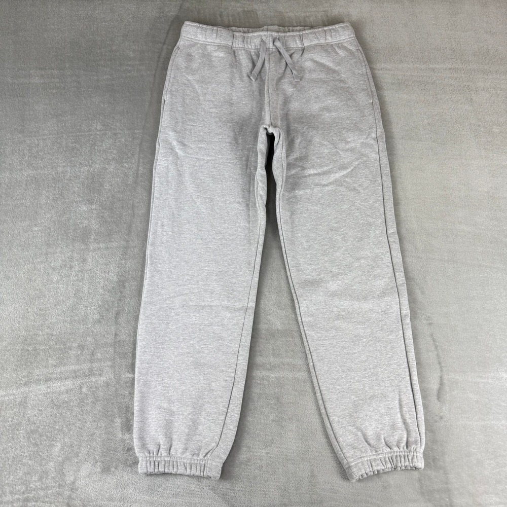 American Giant Classic Sweatpants Womens Large Heather Gray $100 USA New NWOT